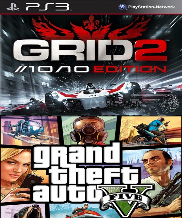 Grand Theft Auto V + Grid 2 Reloaded