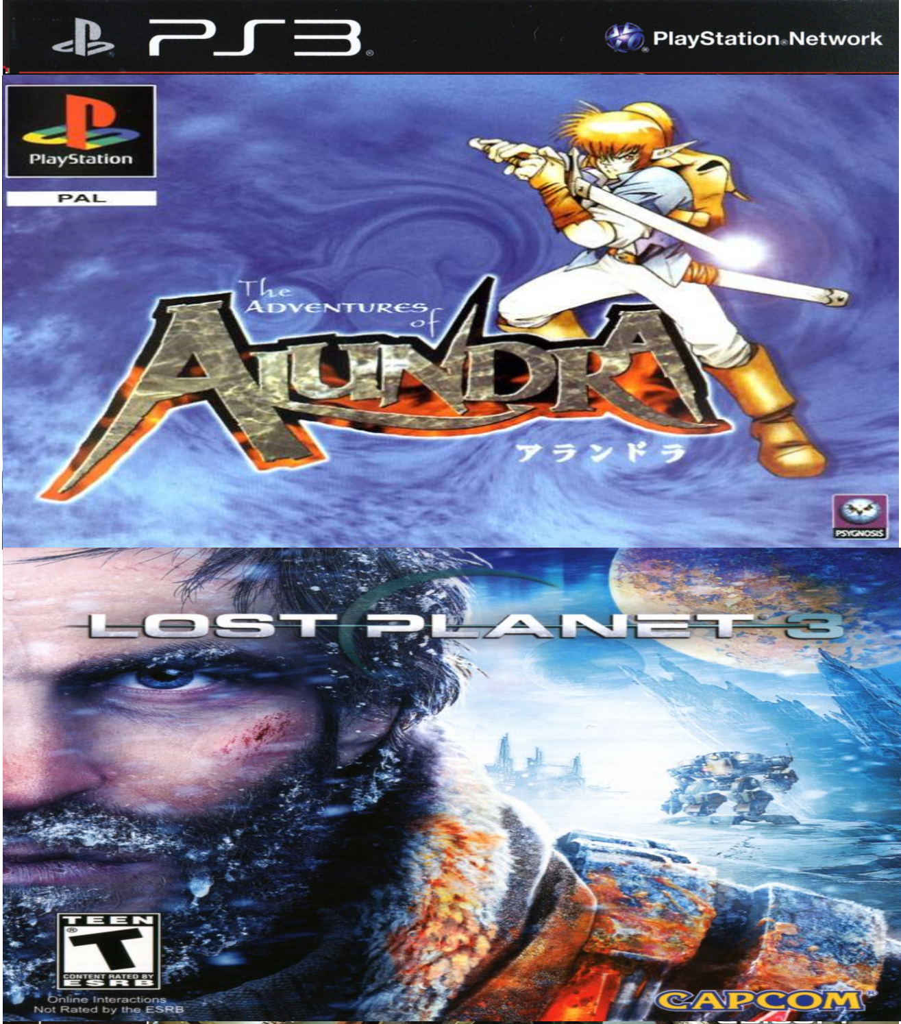 Alundra + Lost Planet 3