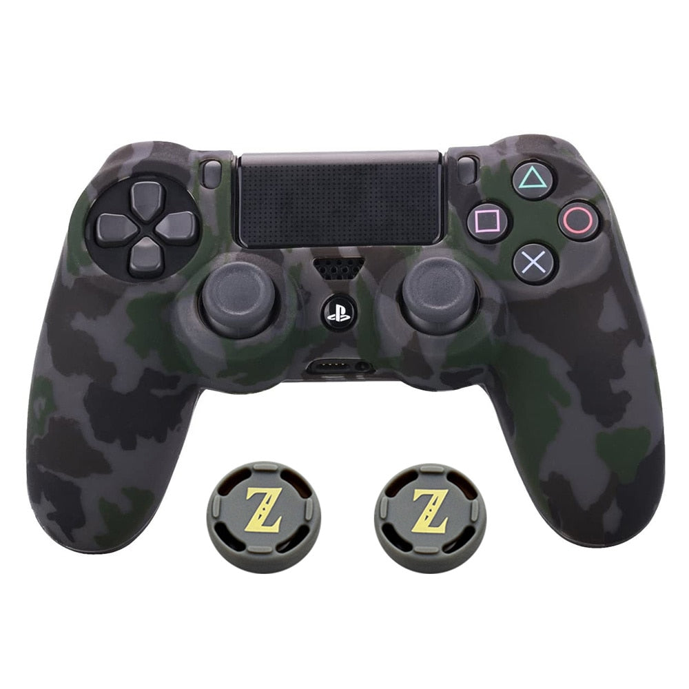 Protective Soft Rubber Silicone Joystick Gamepad Skin Cover Case Thumb Stick Grip Cap For PS4 / Pro/Slim Controller Accessories