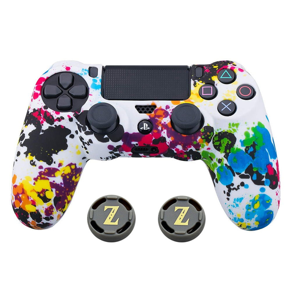 Protective Soft Rubber Silicone Joystick Gamepad Skin Cover Case Thumb Stick Grip Cap For PS4 / Pro/Slim Controller Accessories