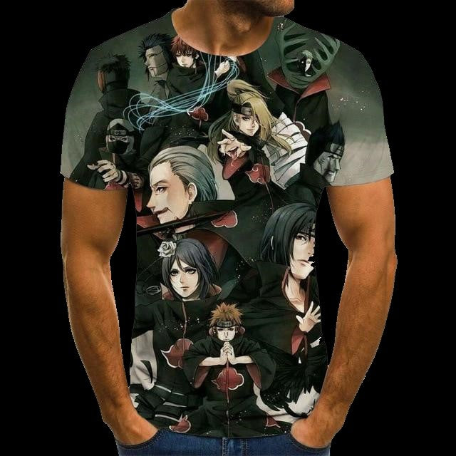 Diferentes Diseños Camisetas Anime: Naruto Shippuden