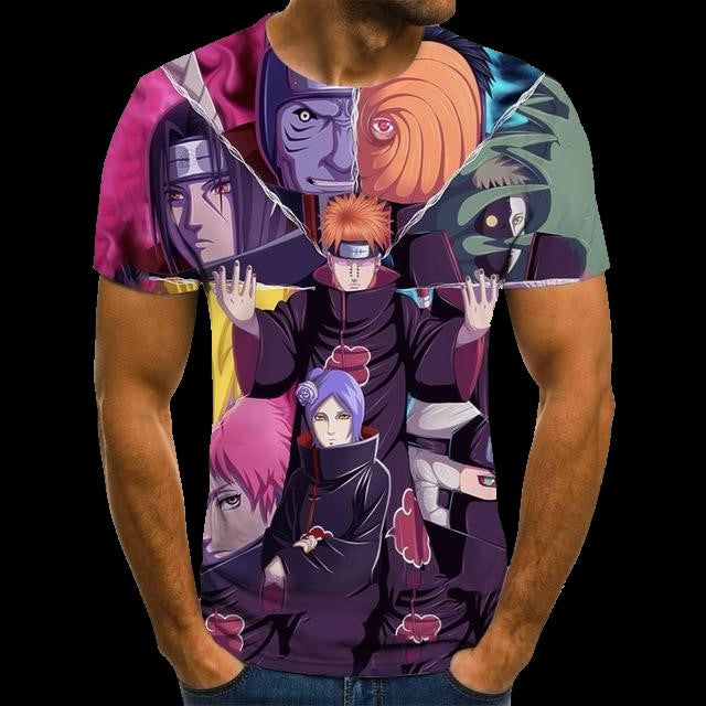 Diferentes Diseños Camisetas Anime: Naruto Shippuden
