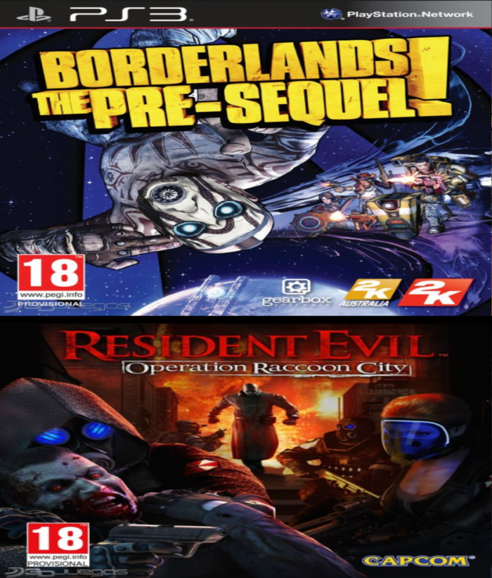 Borderlands: Pre Sequel + R.E Op Raccoon City