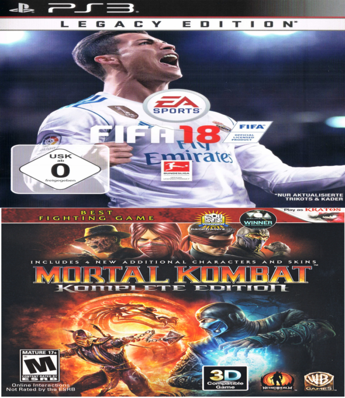 FIFA 18 + Mortal Kombat Komplete Edition