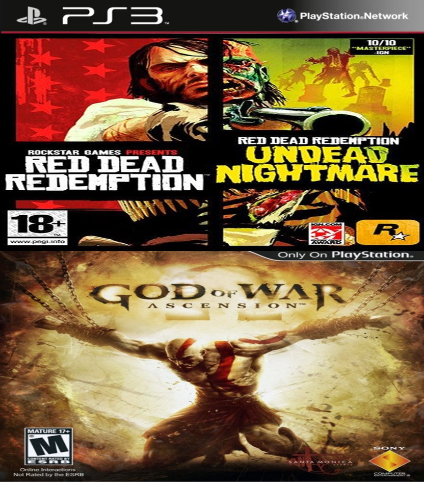 Red Dead Redemption Ultimate Edition + God Of War Ascension