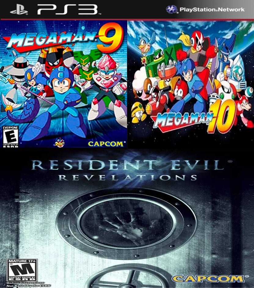 Mega man 9 & 10 + Resident Evil Revelations