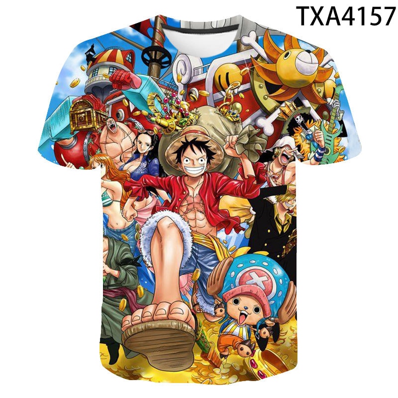 Diferentes Diseños Camisetas Anime: One Piece