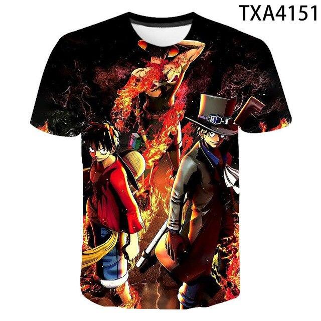 Diferentes Diseños Camisetas Anime: One Piece