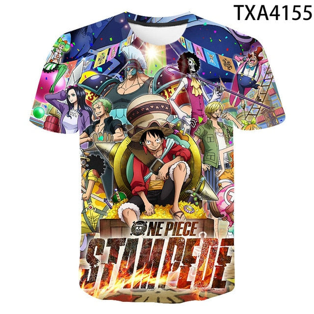 Diferentes Diseños Camisetas Anime: One Piece