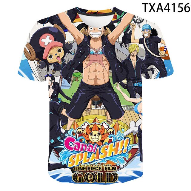 Diferentes Diseños Camisetas Anime: One Piece