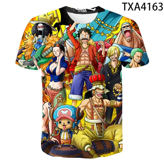 Diferentes Diseños Camisetas Anime: One Piece