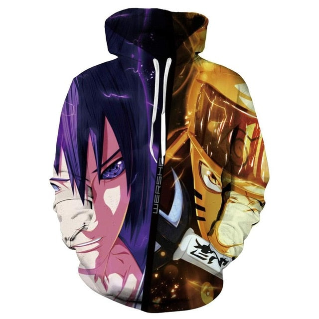 Diferentes Diseños Polerones Anime: Naruto Shippuden