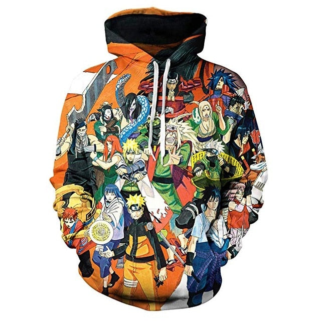 Diferentes Diseños Polerones Anime: Naruto Shippuden
