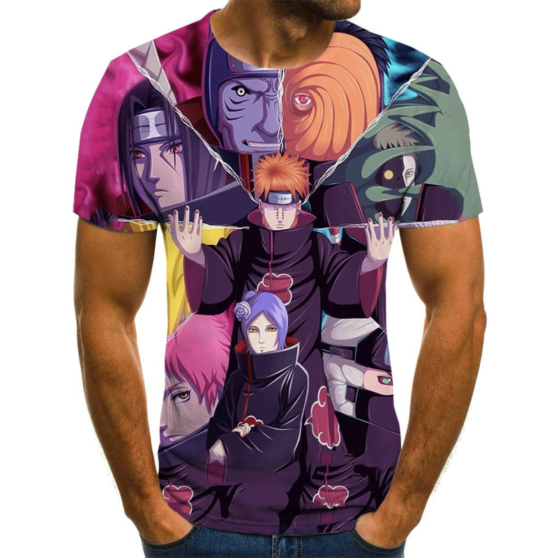 Diferentes Diseños Camisetas Anime: Naruto Shippuden
