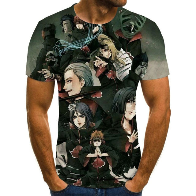 Diferentes Diseños Camisetas Anime: Naruto Shippuden