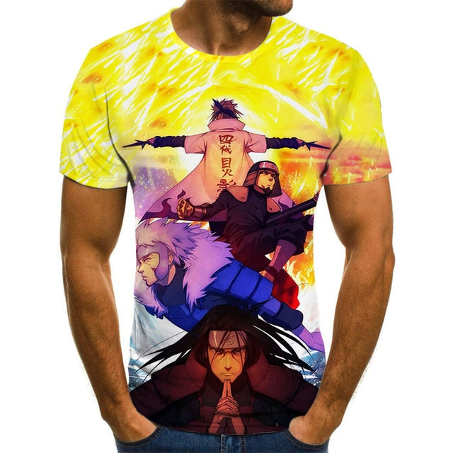 Diferentes Diseños Camisetas Anime: Naruto Shippuden
