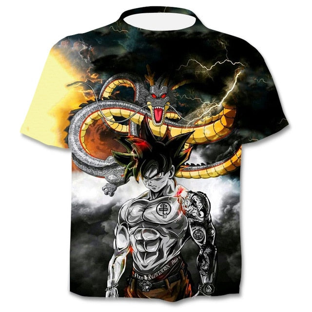Diferentes Diseños Camisetas Anime: Dragon Ball