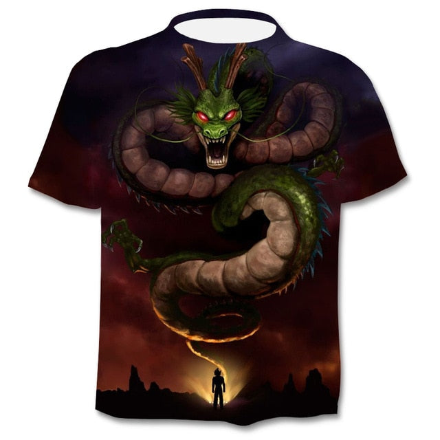 Diferentes Diseños Camisetas Anime: Dragon Ball