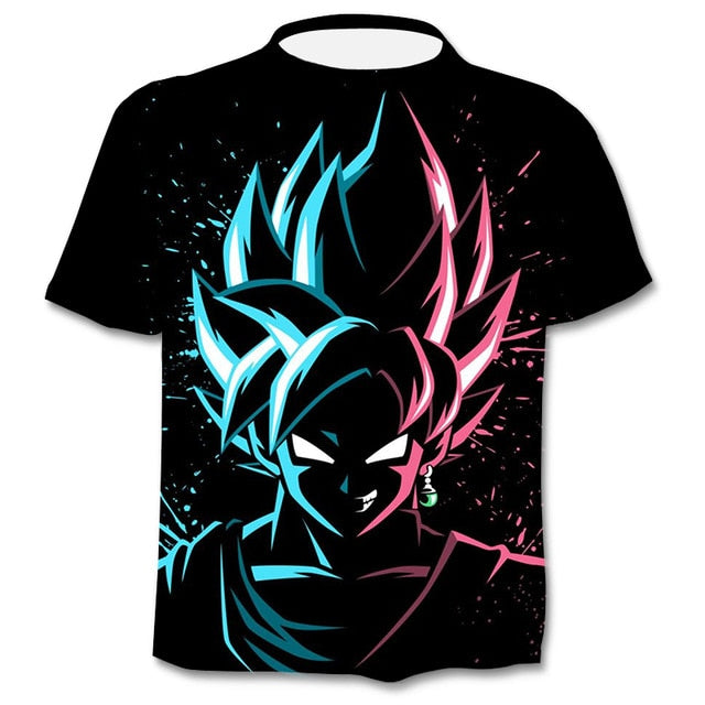Diferentes Diseños Camisetas Anime: Dragon Ball