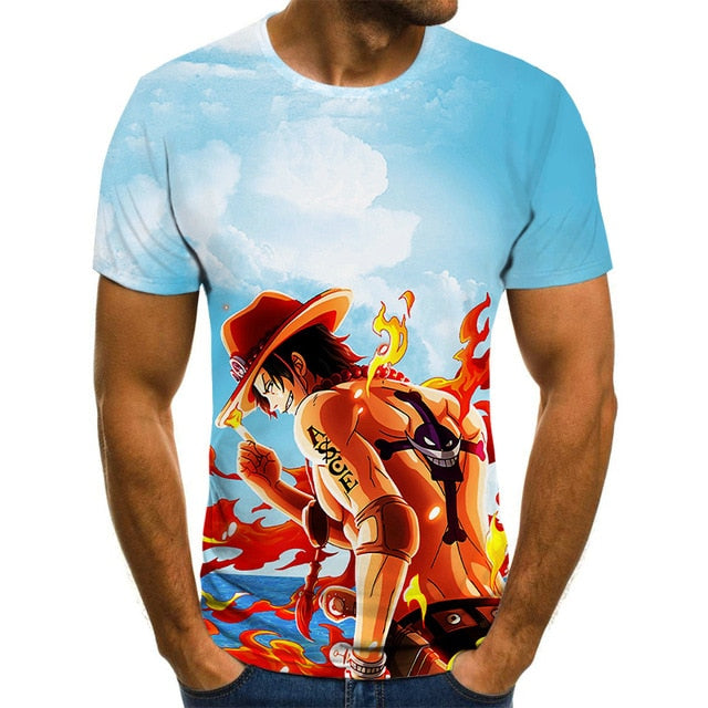 Diferentes Diseños Camisetas Anime: One Piece