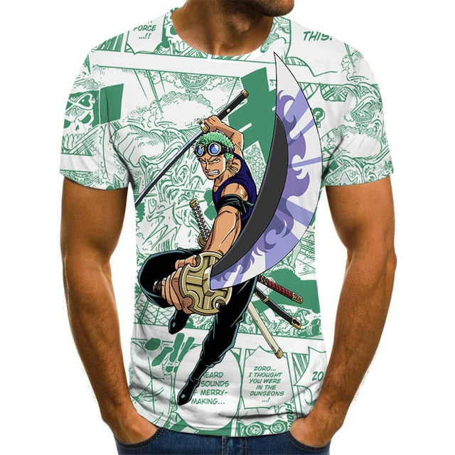 Diferentes Diseños Camisetas Anime: One Piece