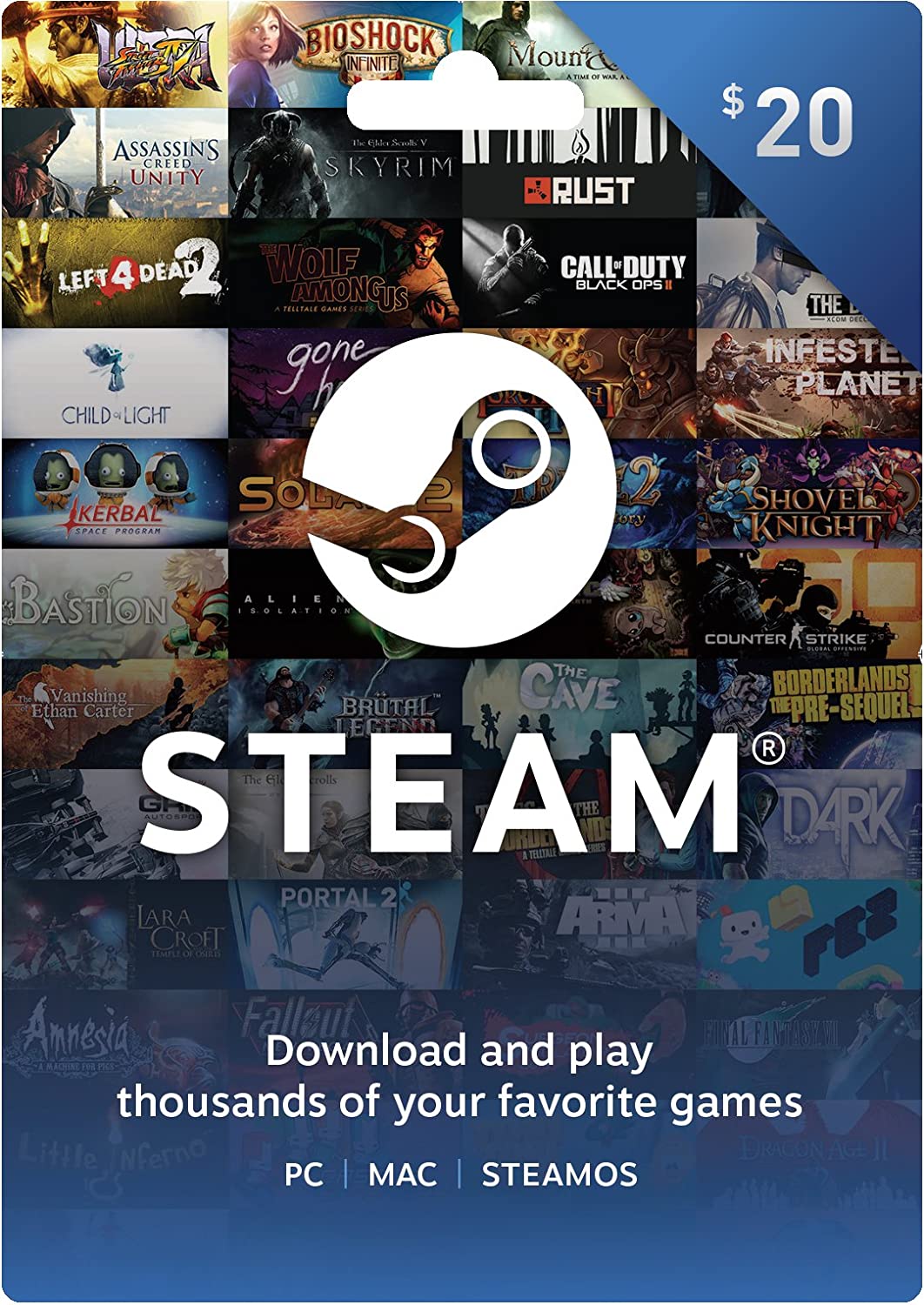 $20 Steam Wallet